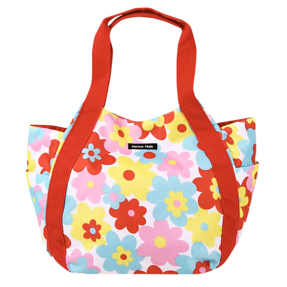 BACKYARD FAMILY「トートバッグ レディース 大きめ 通販 マザーズバッグ バルーントート ラウンドトートバッグ 軽量」|トートバッグ|レッド1