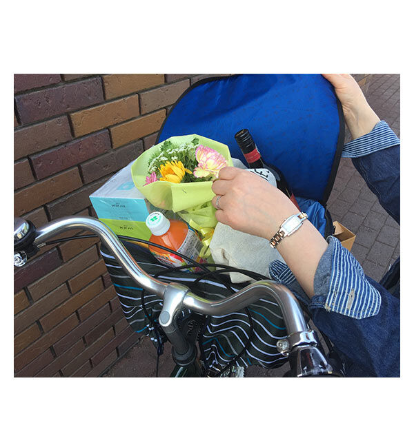 BACKYARD FAMILY「自転車 カゴカバー 2段 Pluie Benite プリュイベニット 通販 前カゴカバー 二段式」|その他|