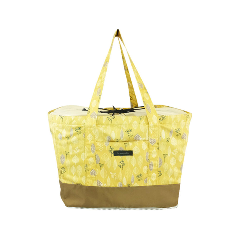 BACKYARD FAMILY「エコバッグ レジカゴ 保冷 通販 おしゃれ レジカゴ用バッグ マチ広 トート 撥水 はっ水」|エコバッグ|イエロー1