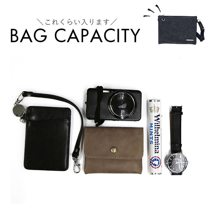 BACKYARD FAMILY「サコッシュ メンズ ブランド 通販 INNFITH インフィス 55736 デニムサコッシュ」|ショルダー・メッセンジャー|