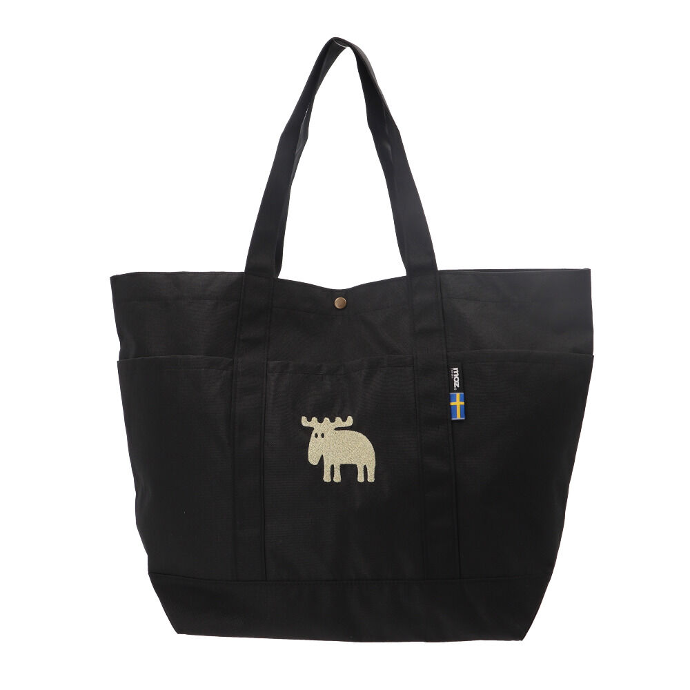 moz「moz トートバッグ モズ 通販 トートバック 大きめ レディース メンズ karuiiトート」|トートバッグ|ブラック1