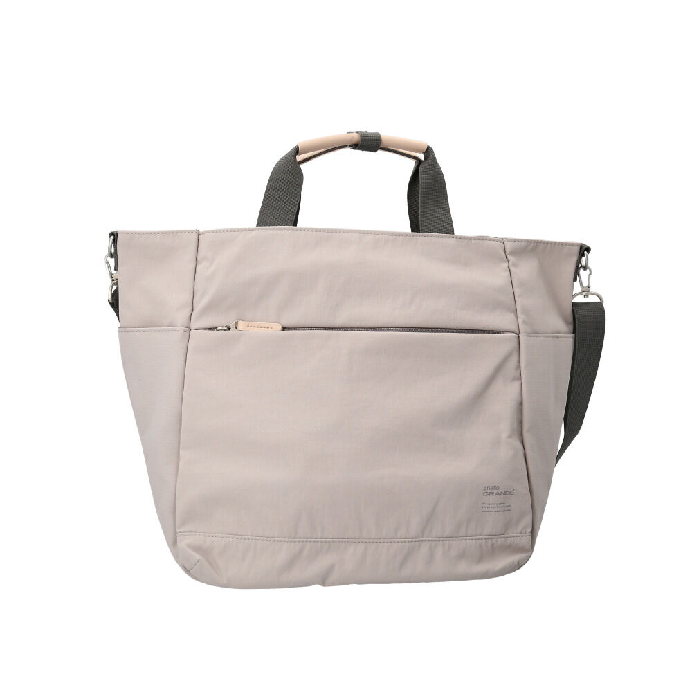 anello「アネログランデ トートバッグ GTM0973 anello GRANDE 通販 ショルダーバッグ」|トートバッグ|ベージュ1