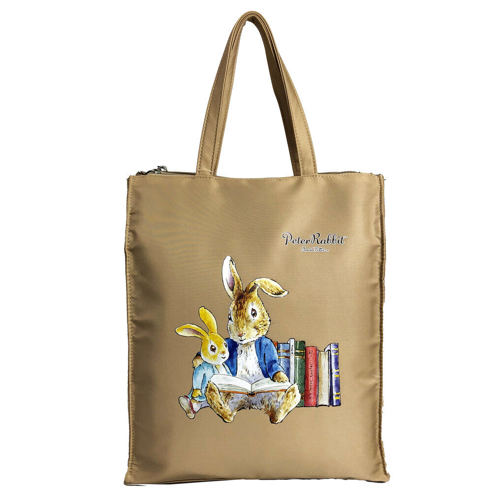 BACKYARD FAMILY「トートバッグ ピーターラビット 通販 PETER RABBIT A4サイズ対応 手持ちタイプ」|トートバッグ|ベージュ2