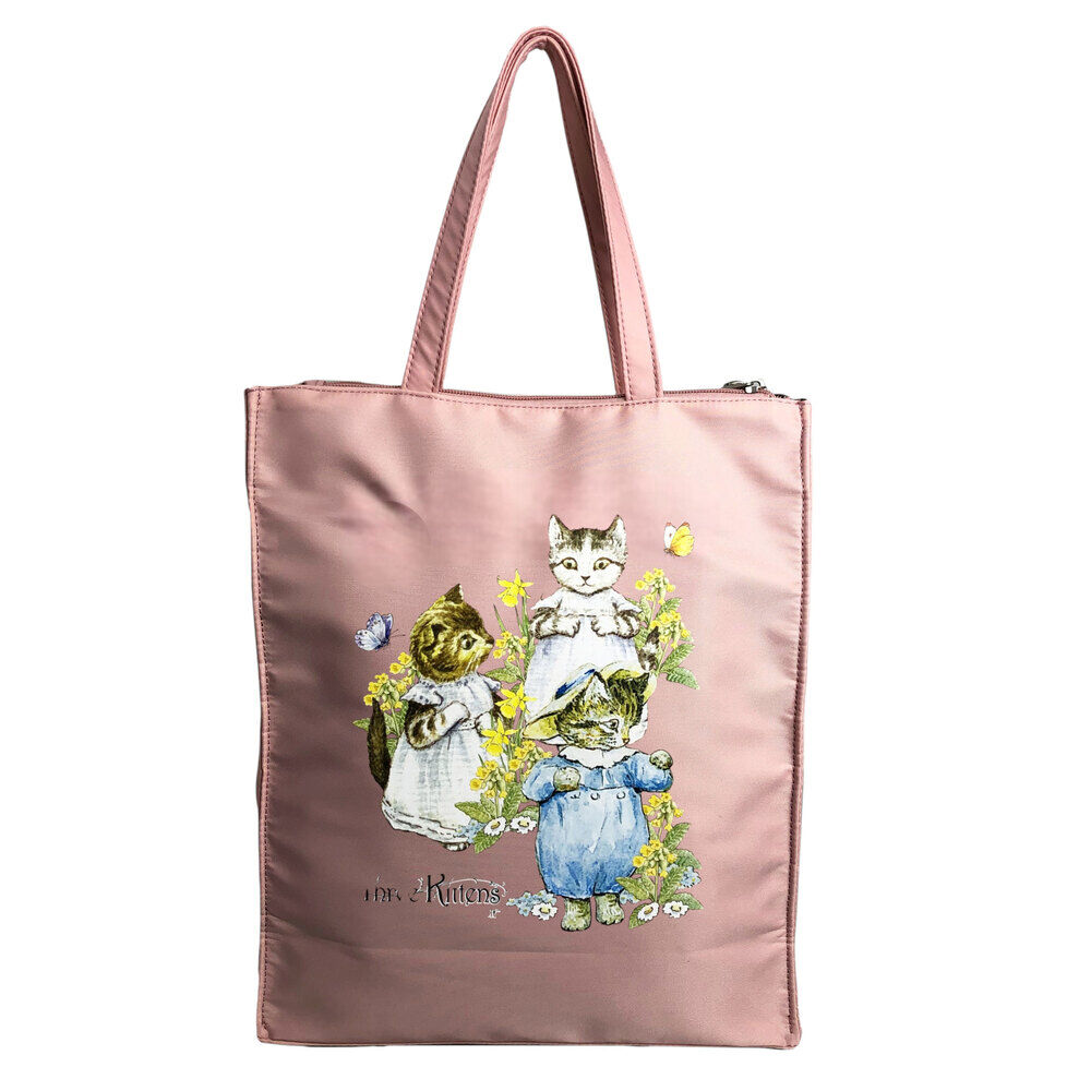 BACKYARD FAMILY「トートバッグ ピーターラビット 通販 PETER RABBIT A4サイズ対応 手持ちタイプ」|トートバッグ|ピンク3