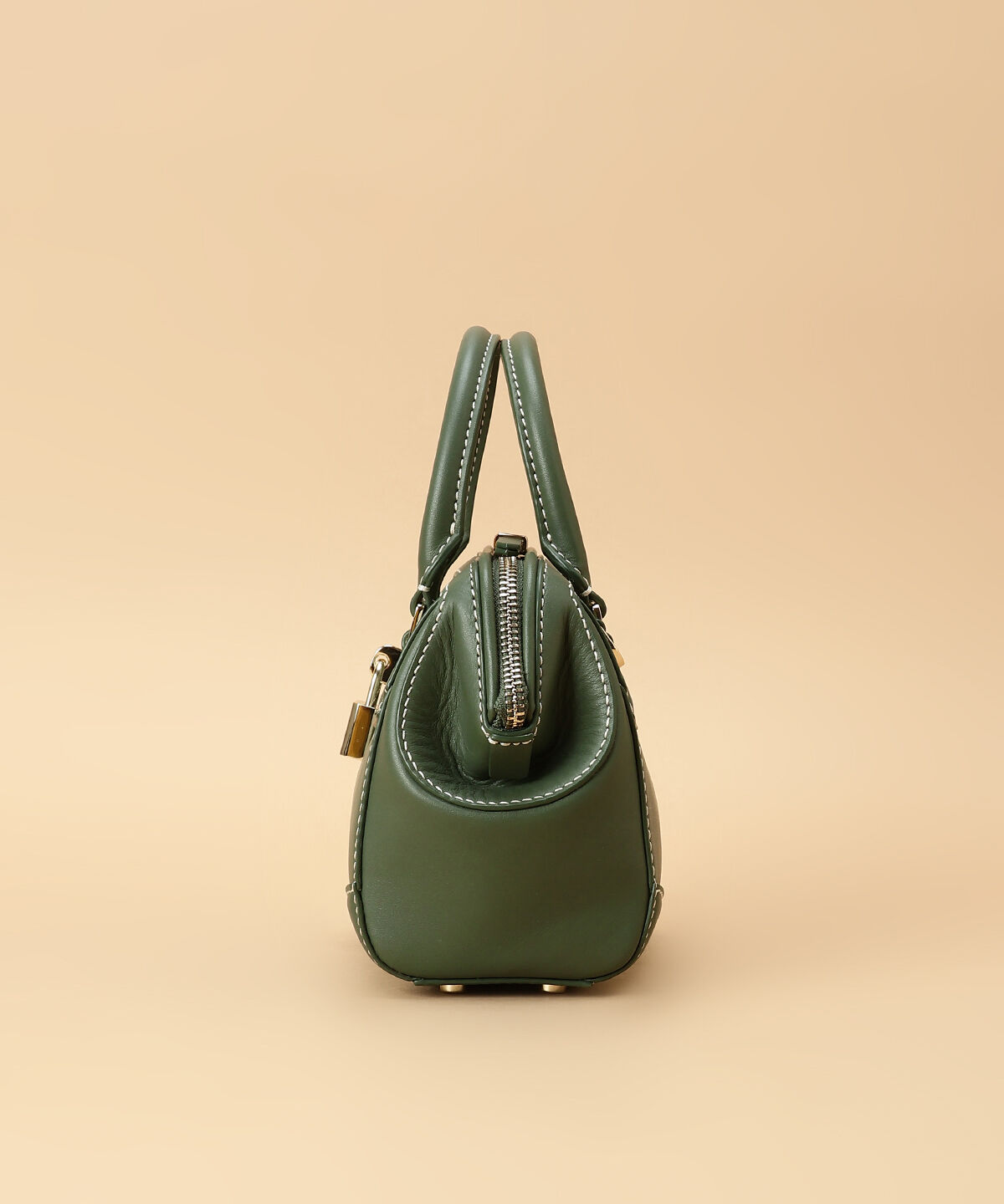 Samantha Thavasa「イタリアンカーフレザー ボストンバッグ 小サイズ」|ハンドバッグ|