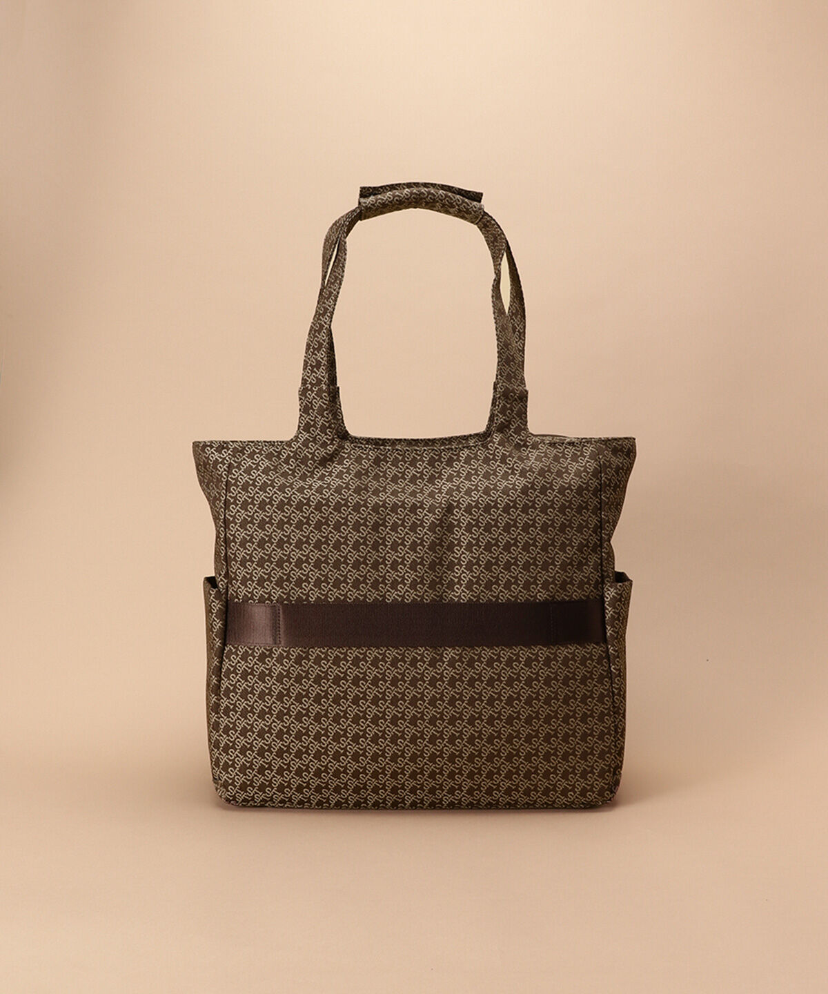 Samantha Thavasa「ST Jacquardフロントポケットデザイン トートバッグ」|トートバッグ|