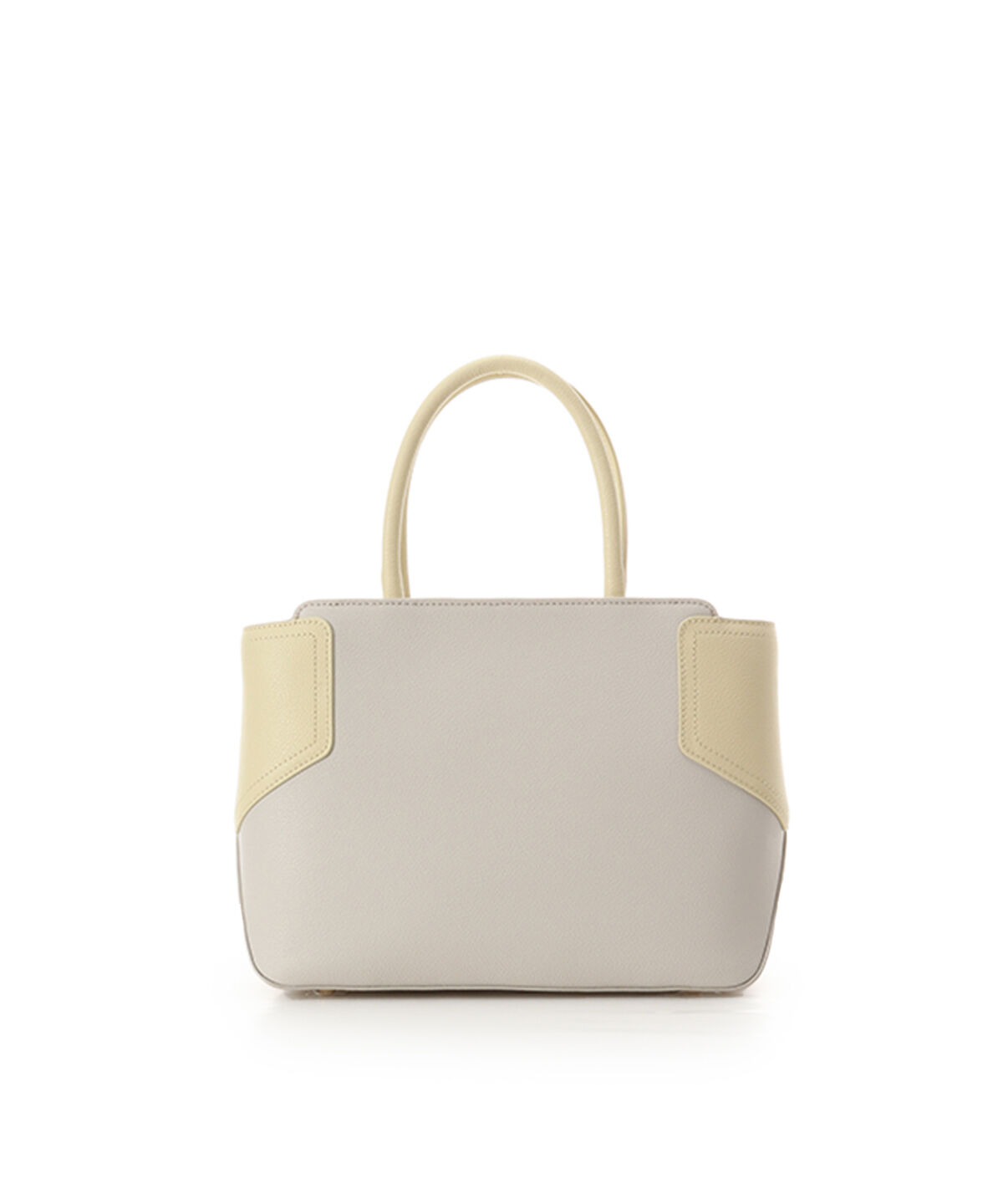 Samantha Thavasa「バイカラーリボンモチーフ スプリットレザーハンドバッグ」|ハンドバッグ|