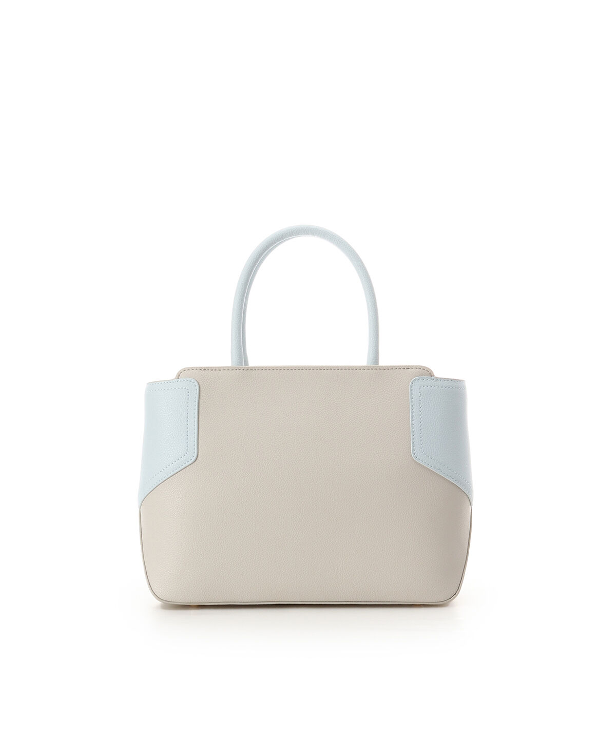 Samantha Thavasa「バイカラーリボンモチーフ スプリットレザーハンドバッグ」|ハンドバッグ|