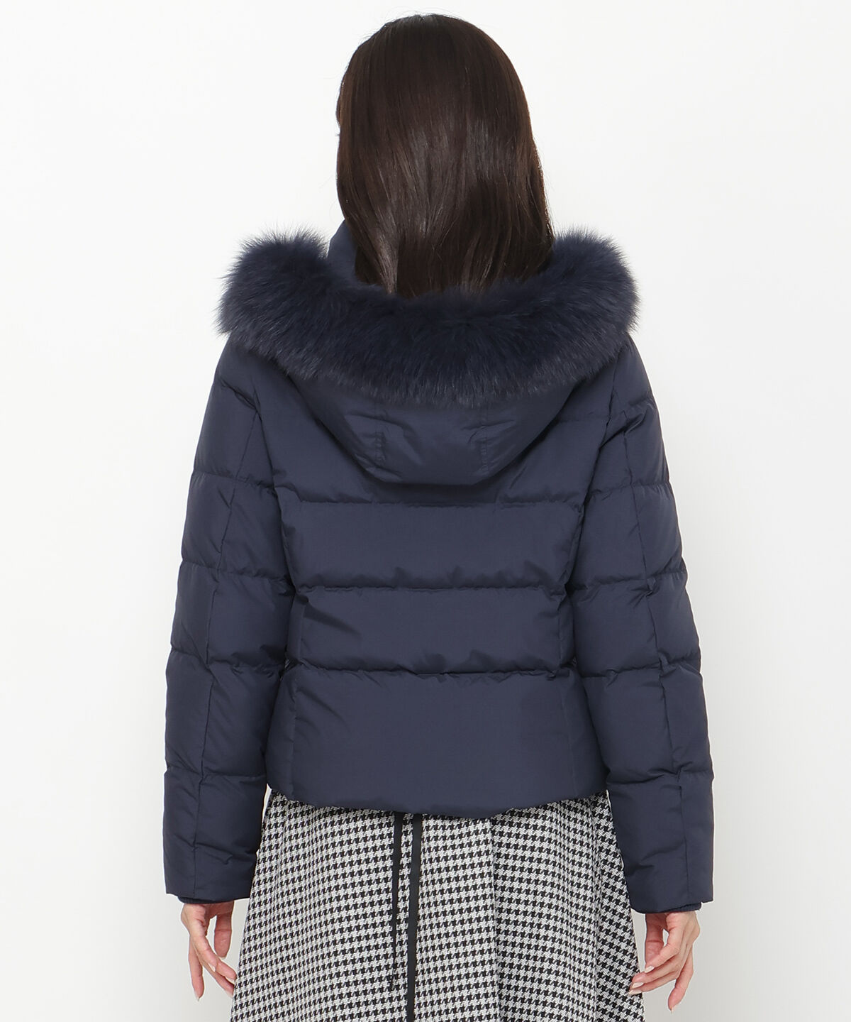 アンドクチュール「FOXファー付きショートダウン」|ダウン|