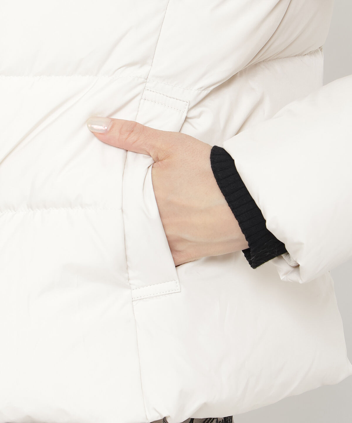 アンドクチュール「FOXファー付きショートダウン」|ダウン|