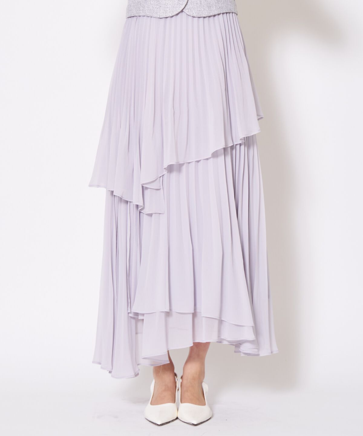 アンドクチュール「ツイードジャケットドッキングワンピース」|ワンピース|