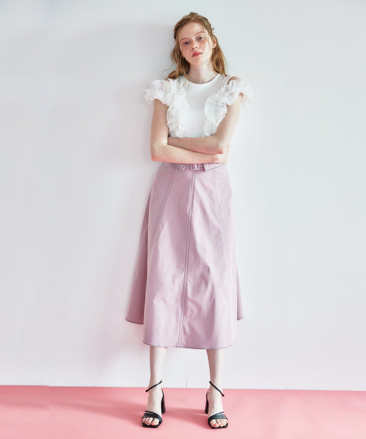 REDYAZEL「2WAYフリルトップス」|Tシャツ・カットソー|