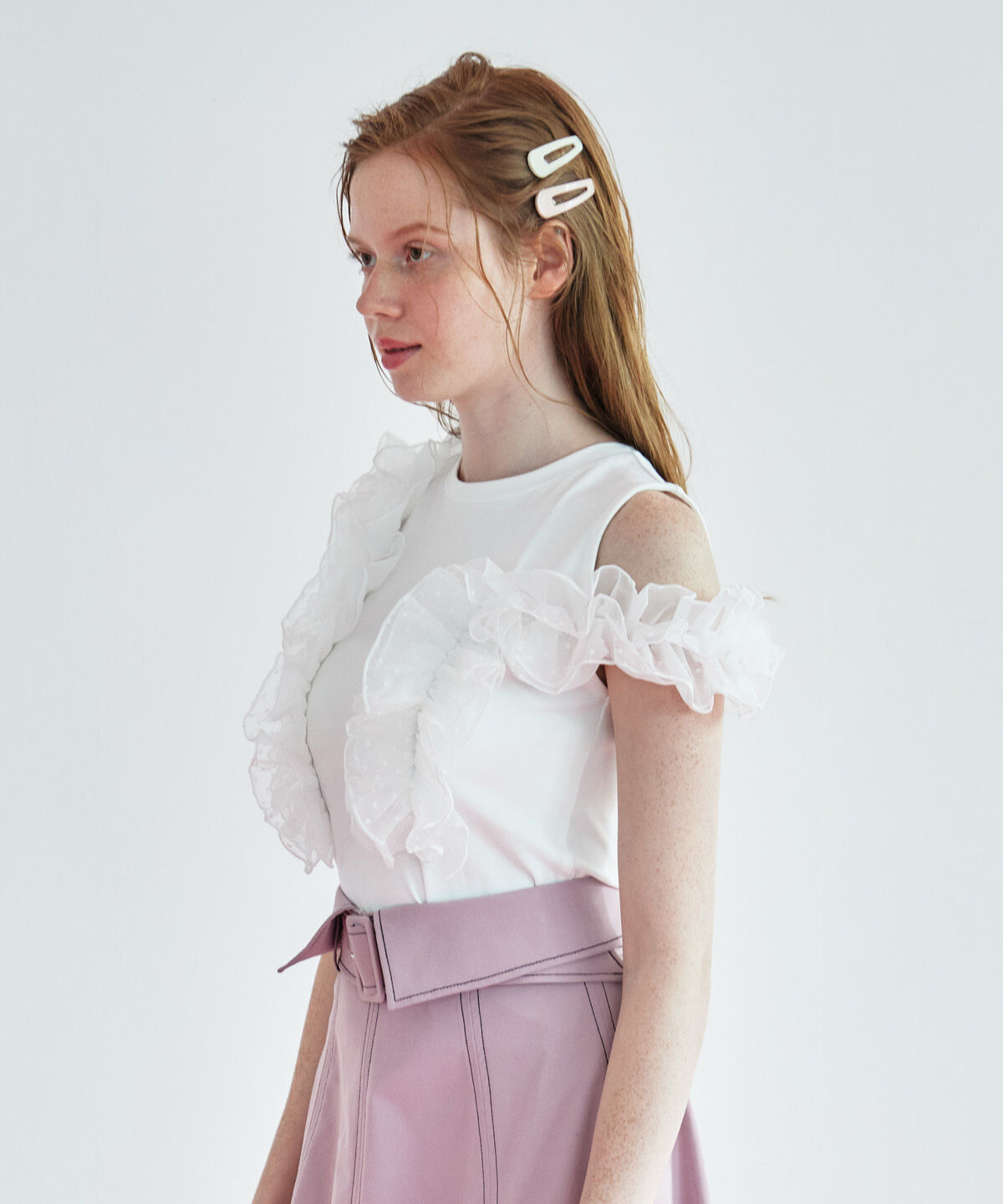 REDYAZEL「2WAYフリルトップス」|Tシャツ・カットソー|