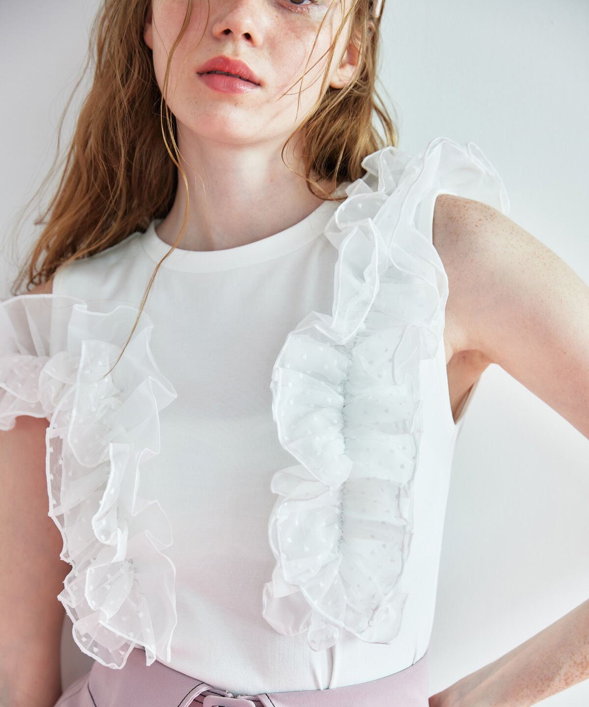 REDYAZEL「2WAYフリルトップス」|Tシャツ・カットソー|