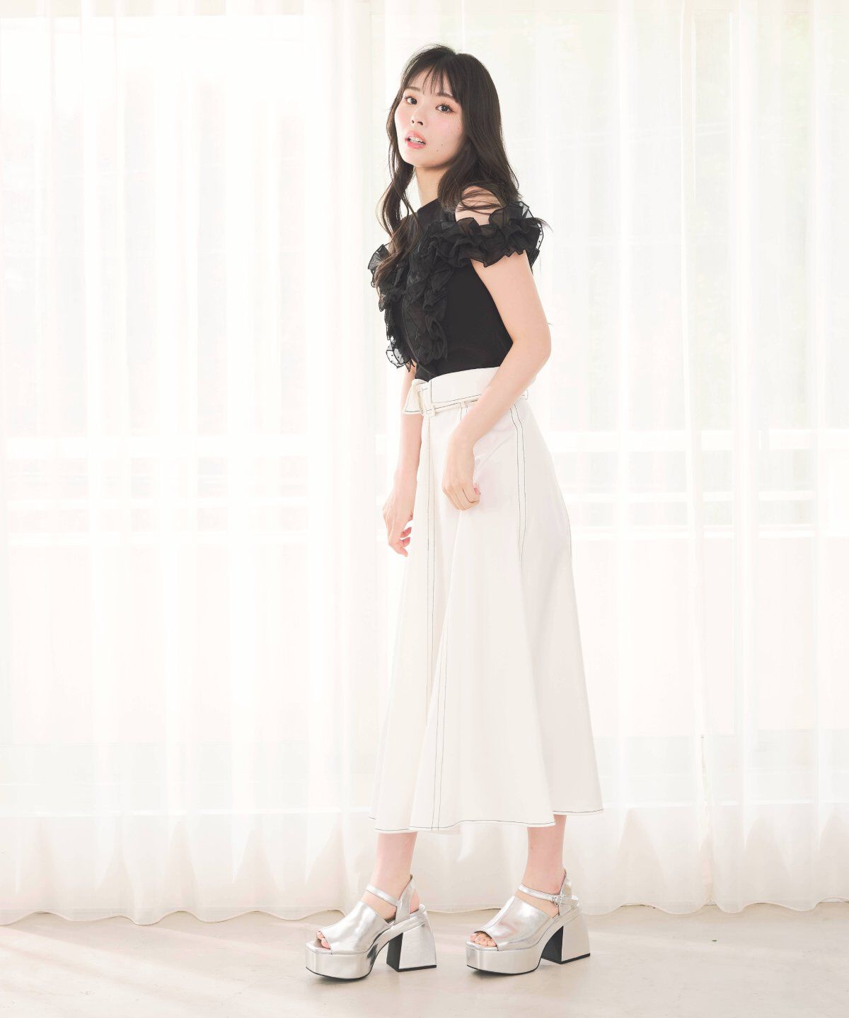 REDYAZEL「2WAYフリルトップス」|Tシャツ・カットソー|