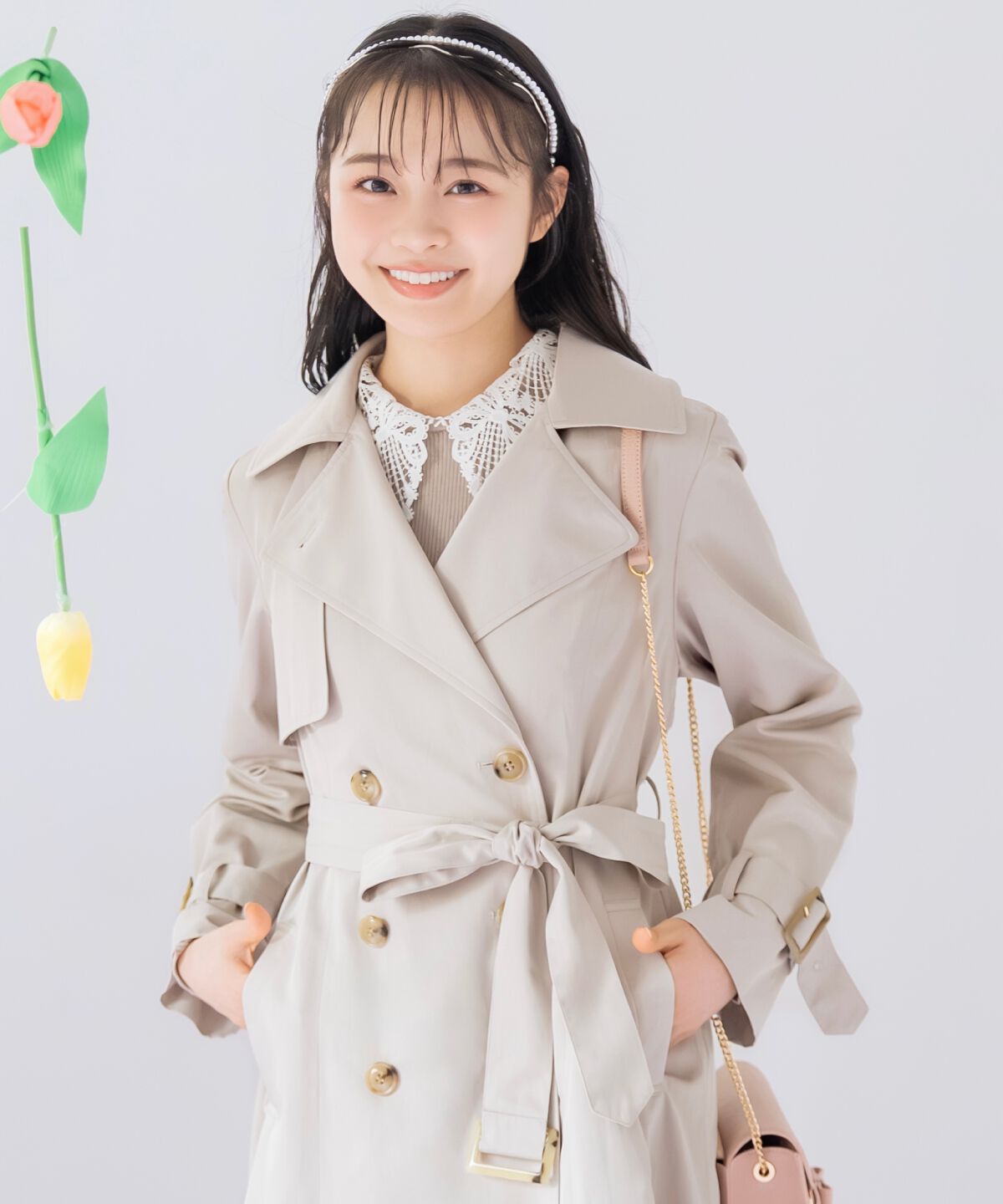 WILLSELECTION「オリジナルフレアトレンチコート」|トレンチコート|