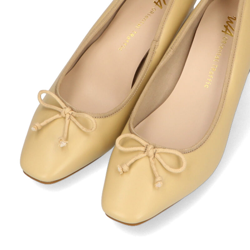 WA Oriental TRaffic「【定番】ヒールバレエパンプス/32102　人気　売れてる　シンプル　トレンド」|パンプス|