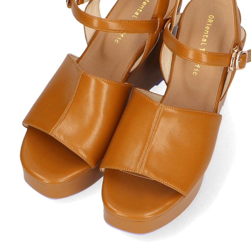 ORiental TRaffic「【アウトレット価格】甲深ベルトウエッジサンダル/31245」|サンダル|