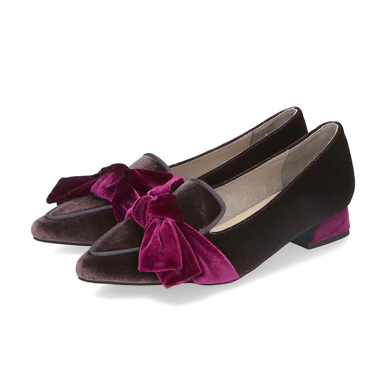 ORiental TRaffic「ベロアリボンオペラパンプス/31305」|パンプス|