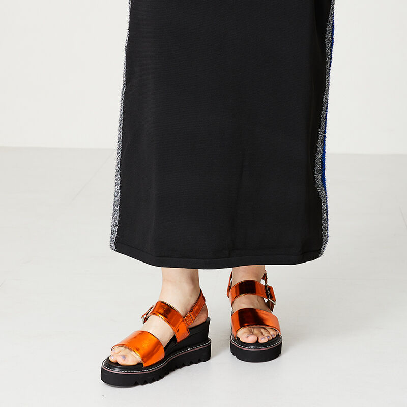 ORiental TRaffic「【アウトレット価格】厚底ワイドベルトサンダル/41210」|サンダル|