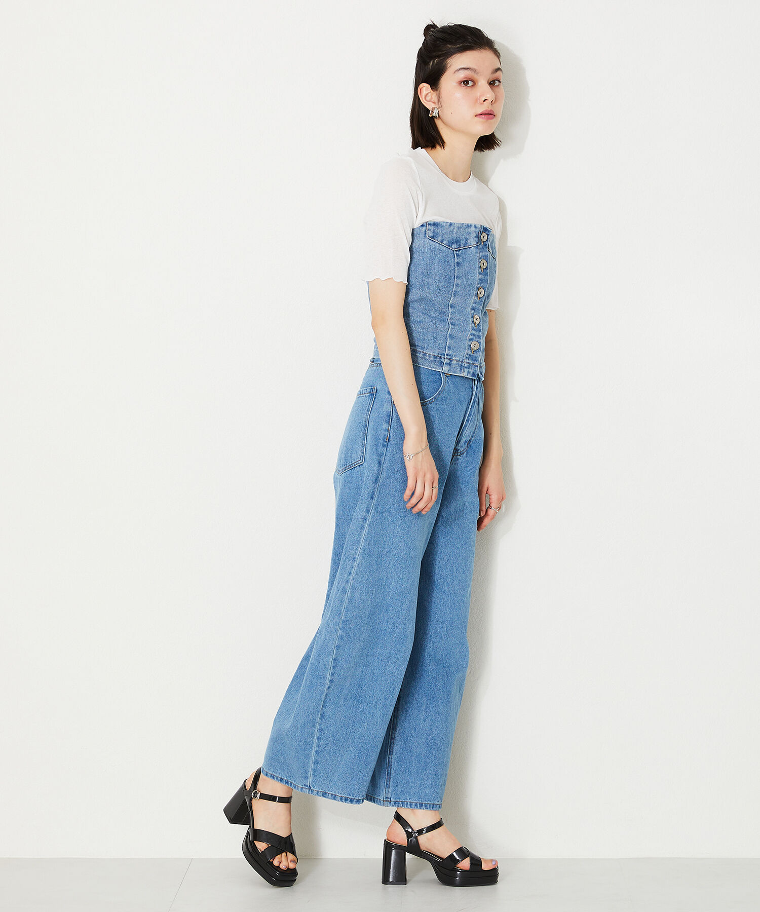 ORiental TRaffic「プラットフォームクロスベルトサンダル/41214」|サンダル|