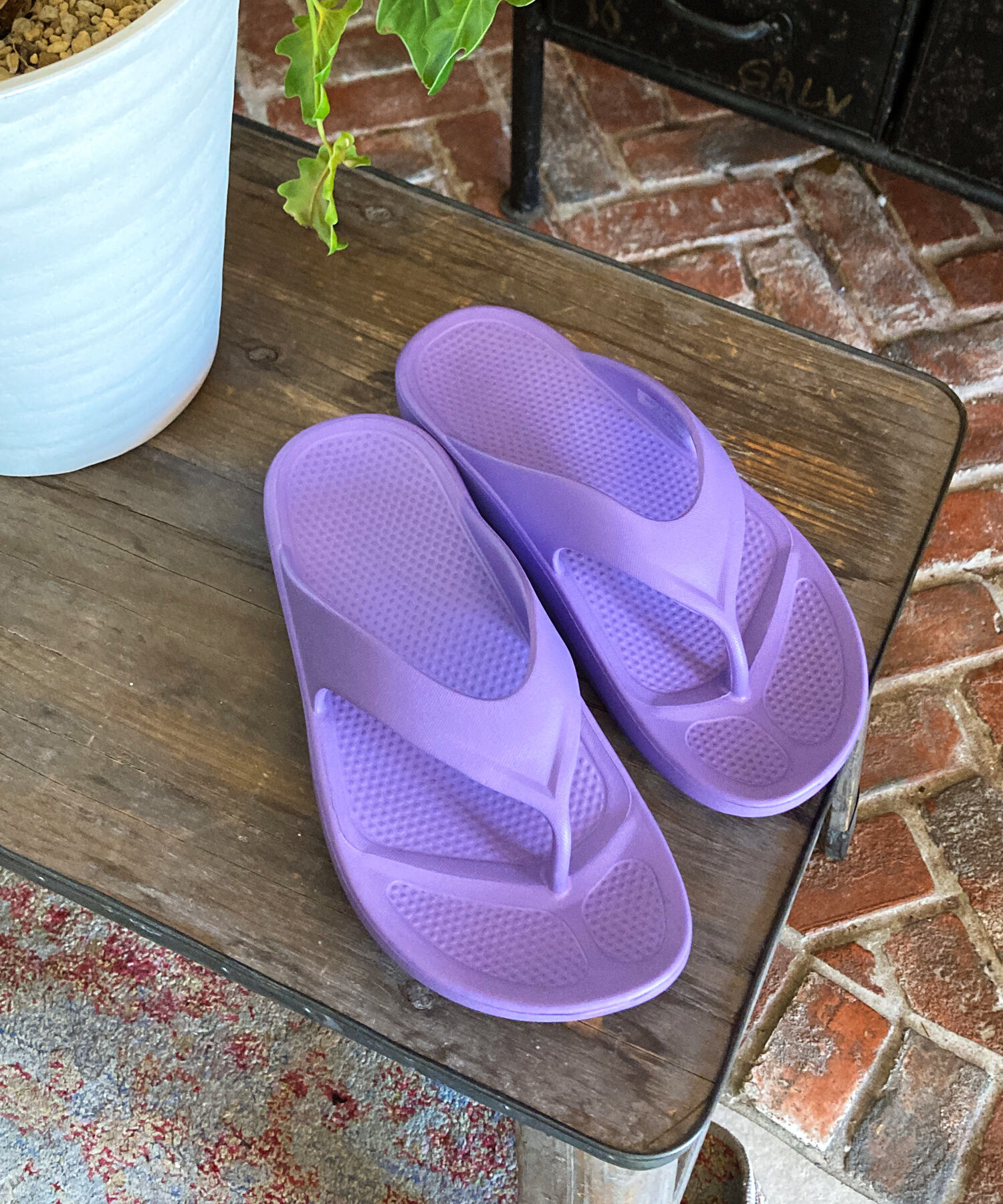 ORiental TRaffic「【リカバリーサンダル】EVAトングサンダル/OT3218 トング サンダル 人気 トレンド 売れてる 軽い」|サンダル|PURPLE
