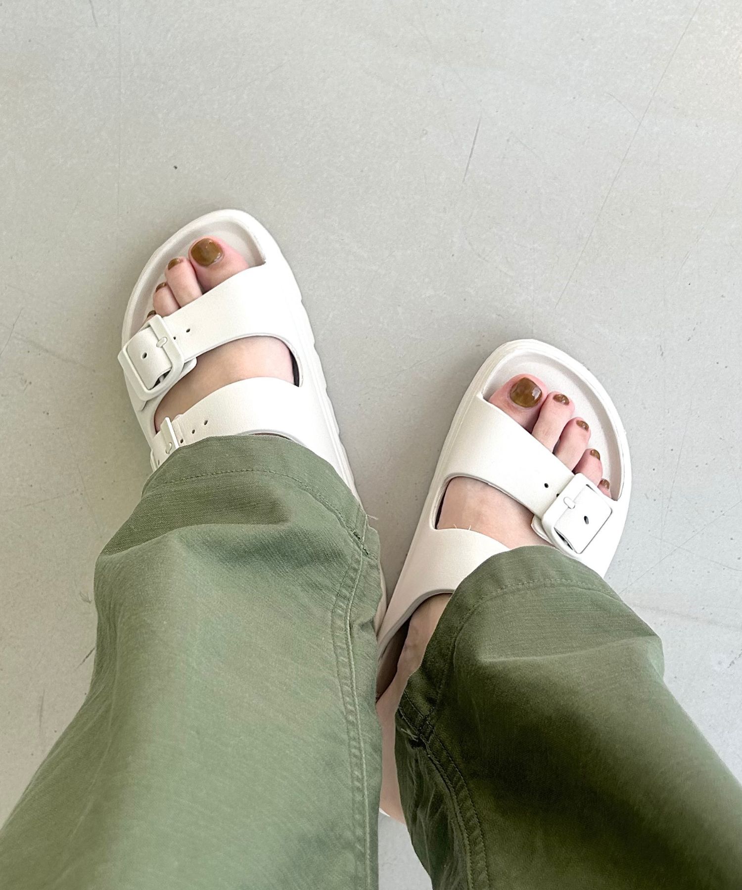 ORiental TRaffic「【リカバリーサンダル】ダブルベルト厚底サンダル/OT3220 軽量 フィット 人気 トレンド 厚底 サンダル」|サンダル|