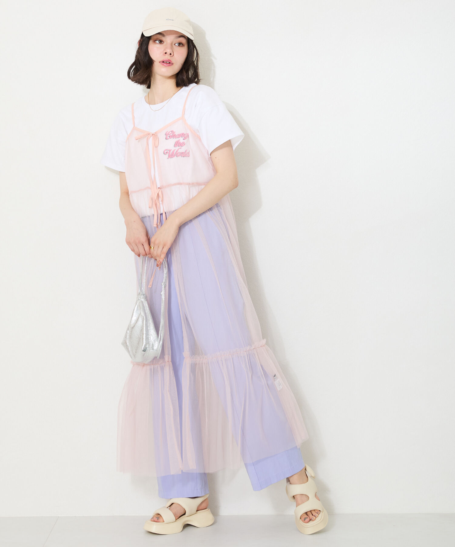 ORiental TRaffic「【定番】パデットベルトフレアソールサンダル/41235 サンダル」|サンダル|