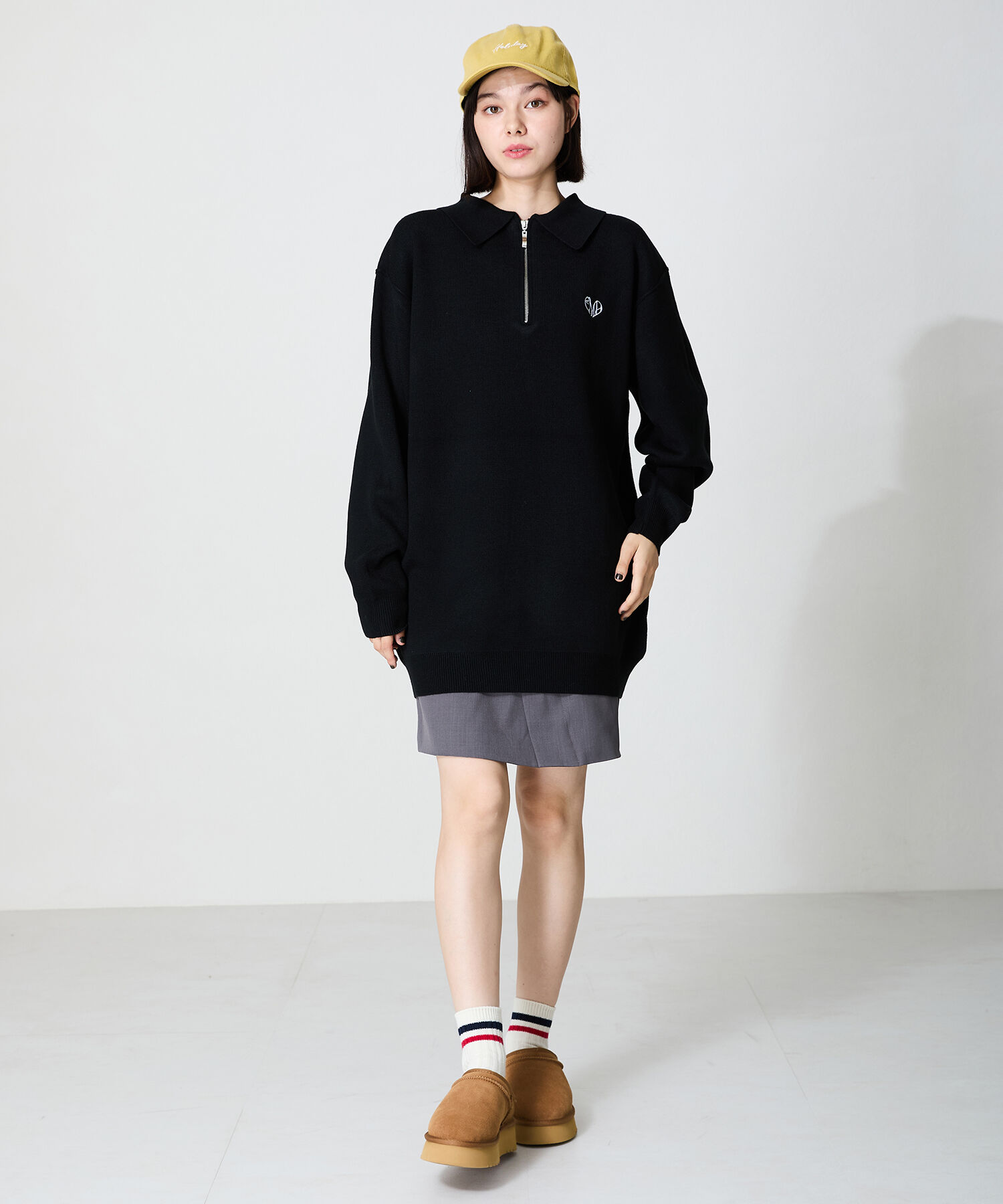 ORiental TRaffic「厚底 ムートン スリッポン シューズ/41320」|ショートブーツ|