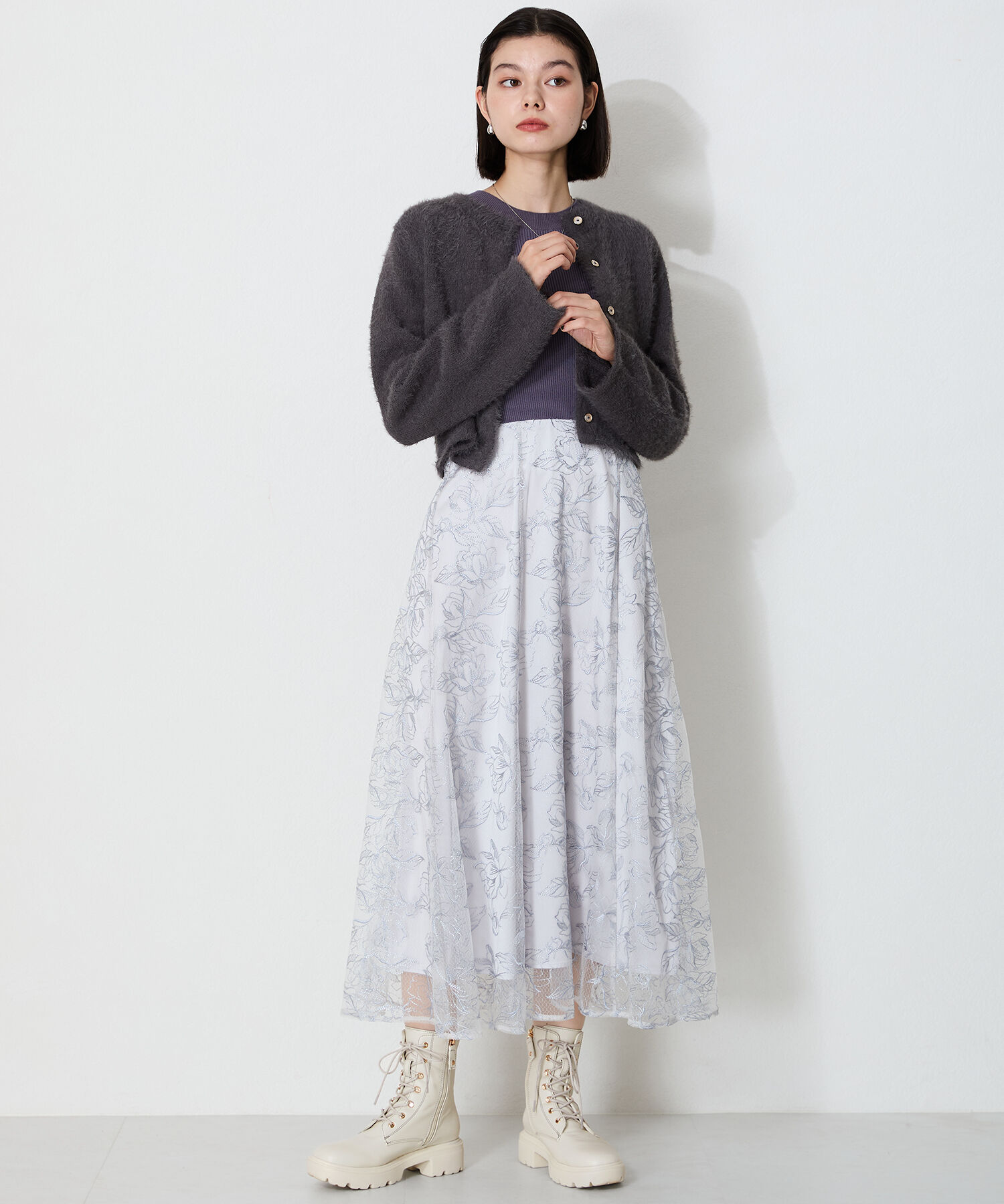 ORiental TRaffic「タンクソールレースアップブーツ/41413」|ショートブーツ|