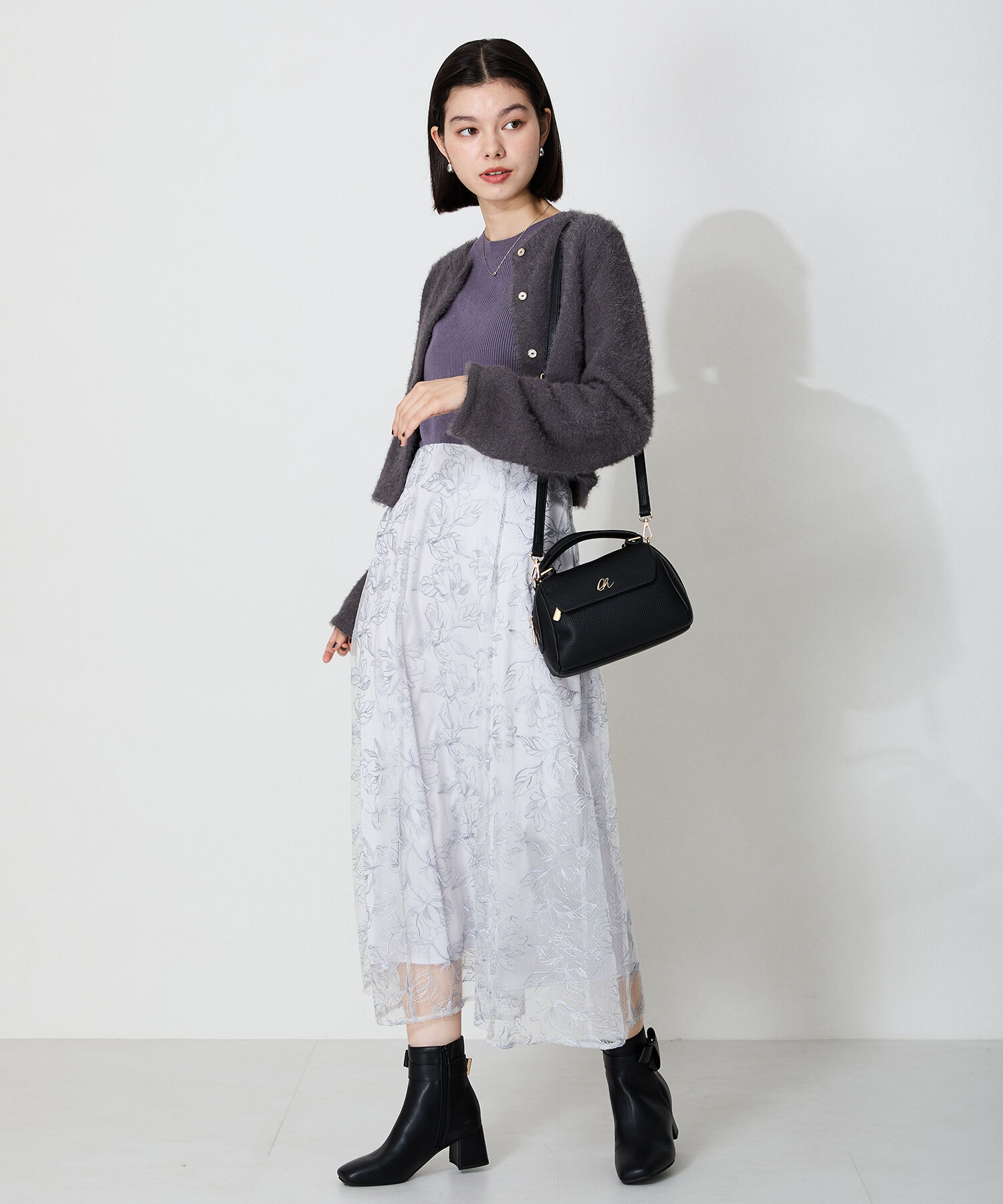 ORiental TRaffic「サイドリボンショートブーツ/41430」|ショートブーツ|