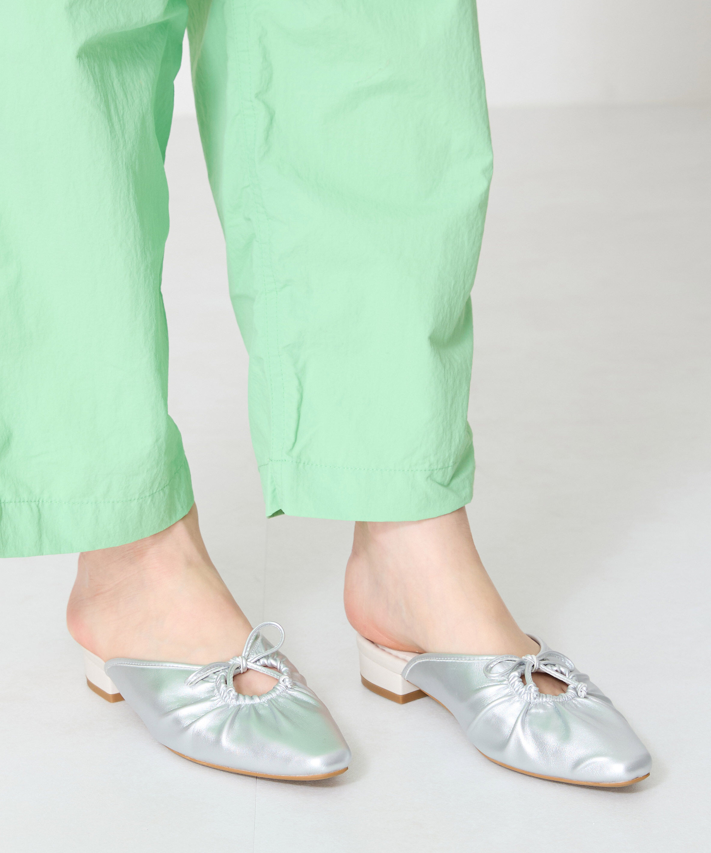 WA Oriental TRaffic「スクエアトゥギャザーリボンミュール/52107」|パンプス|