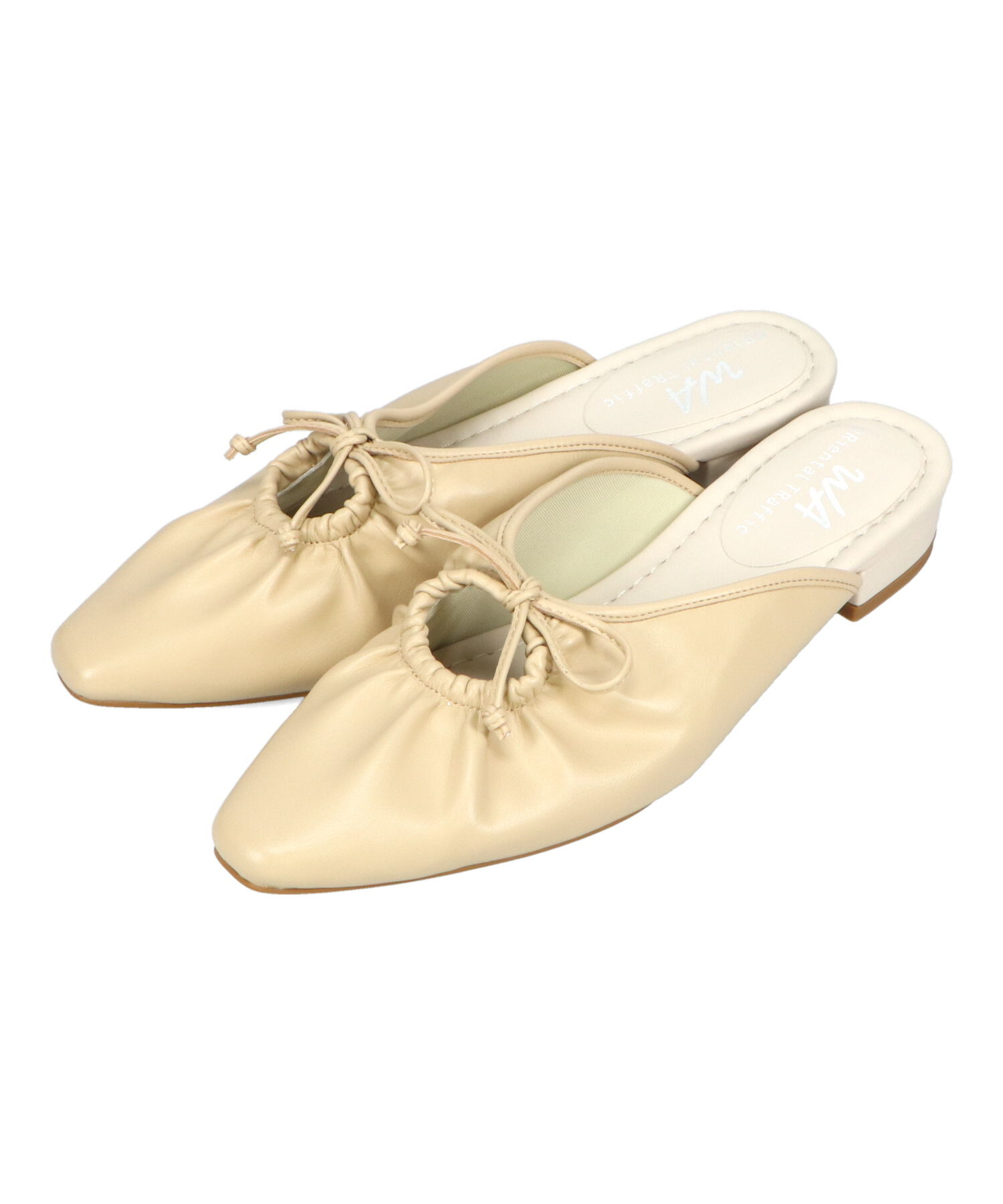 WA Oriental TRaffic「スクエアトゥギャザーリボンミュール/52107」|パンプス|