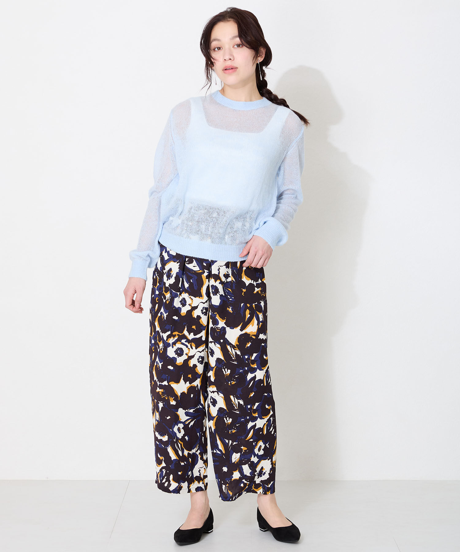 ORiental TRaffic「【跳べるパンプス/シリーズ累計１５０万足突破】メタリックライン フラット /R-3218 パンプス クッション」|パンプス|