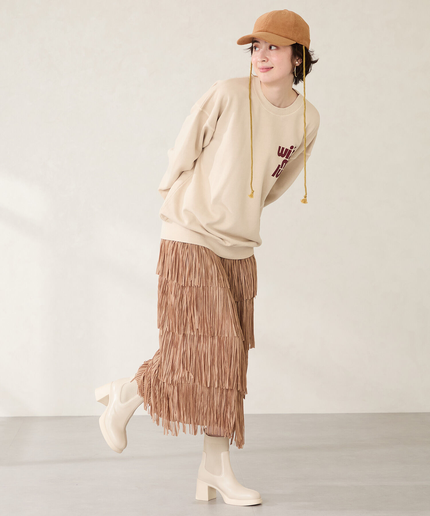 ORiental TRaffic「ニットドッキングヒールショートブーツ/51407」|ショートブーツ|