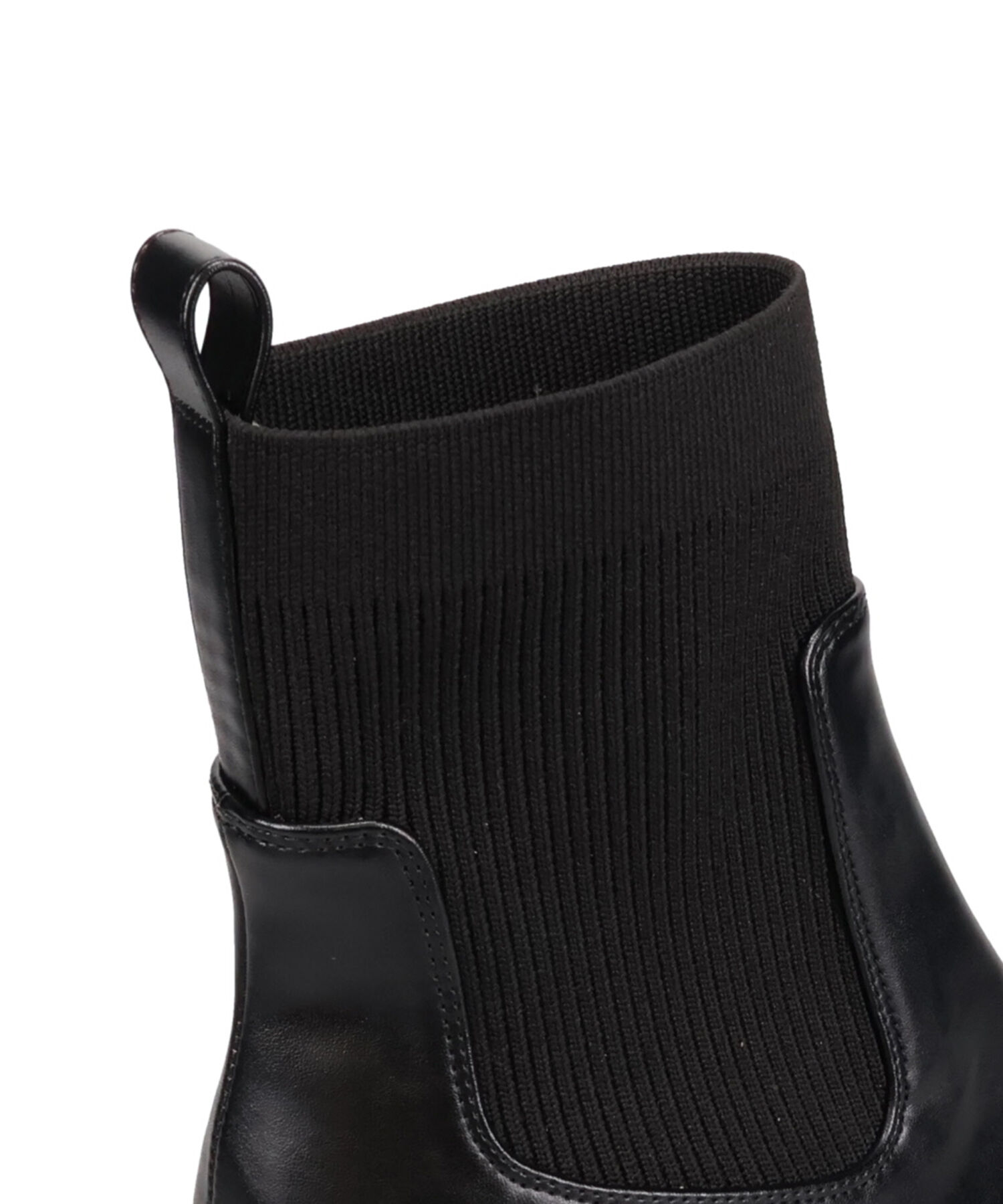 ORiental TRaffic「ニットドッキングヒールショートブーツ/51407」|ショートブーツ|