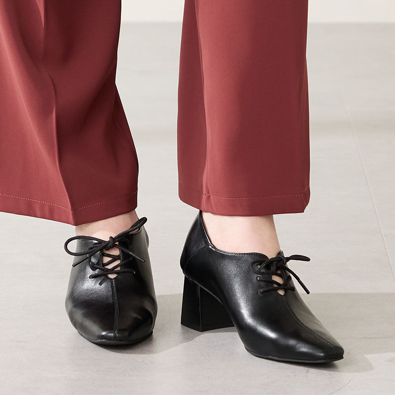 ORiental TRaffic「レースアップバブーシュパンプス/51322」|パンプス|