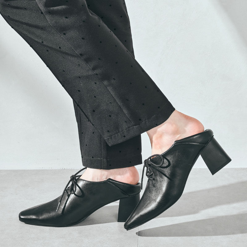 ORiental TRaffic「レースアップバブーシュパンプス/51322」|パンプス|