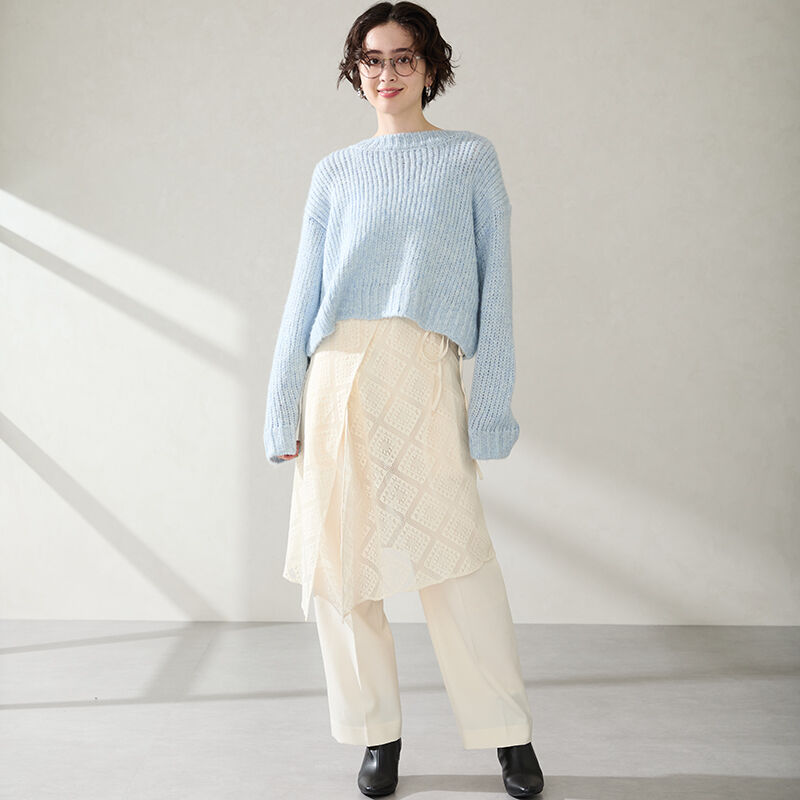 ORiental TRaffic「サイド リボン ヒール ブーツ /51417」|ショートブーツ|