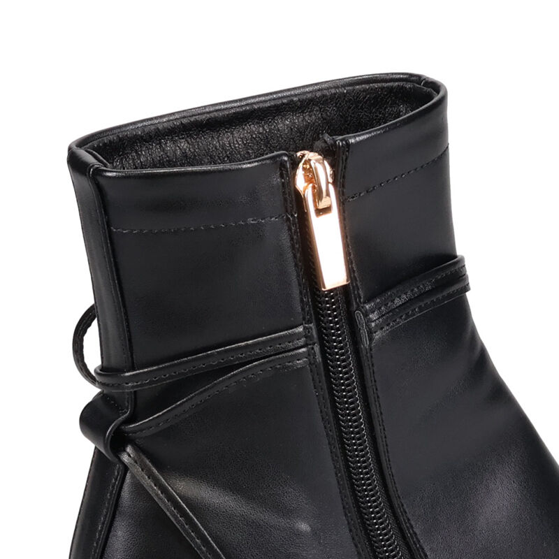 ORiental TRaffic「サイド リボン ヒール ブーツ /51417」|ショートブーツ|