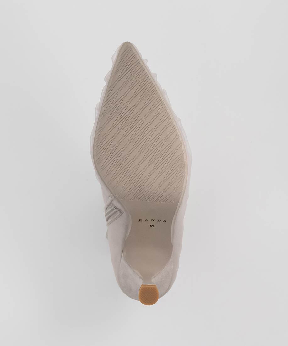  「チュールギャザーショートブーツ」|ショートブーツ|