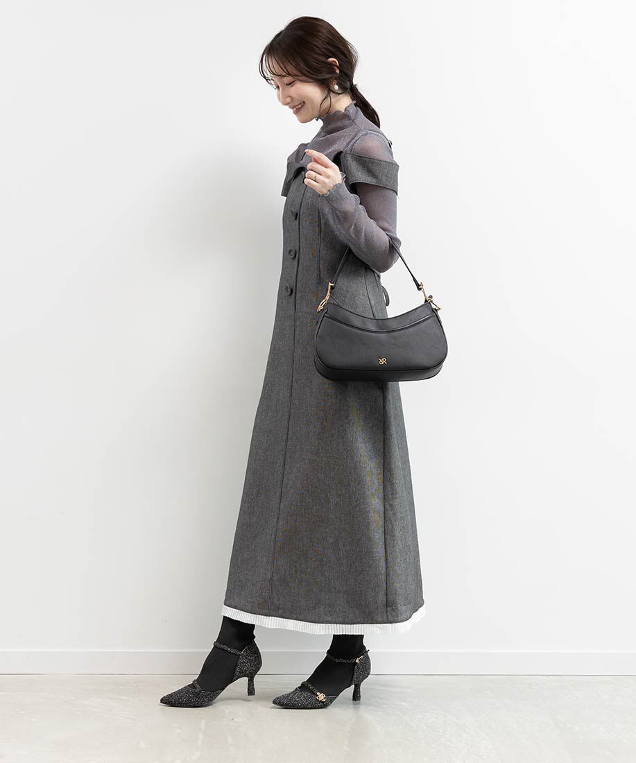  「パンプスライクニットドッキングブーツ」|ショートブーツ|