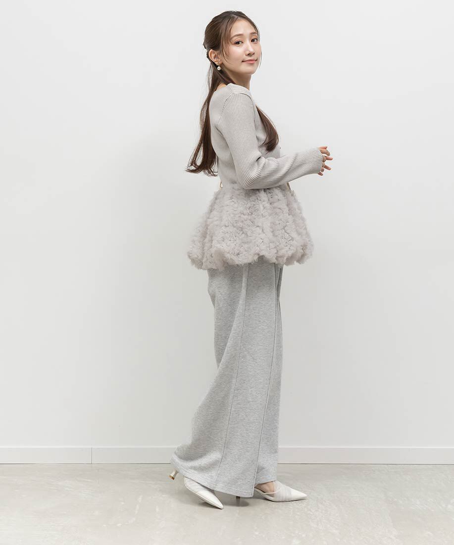  「シアーギャザーミュールパンプス」|パンプス|