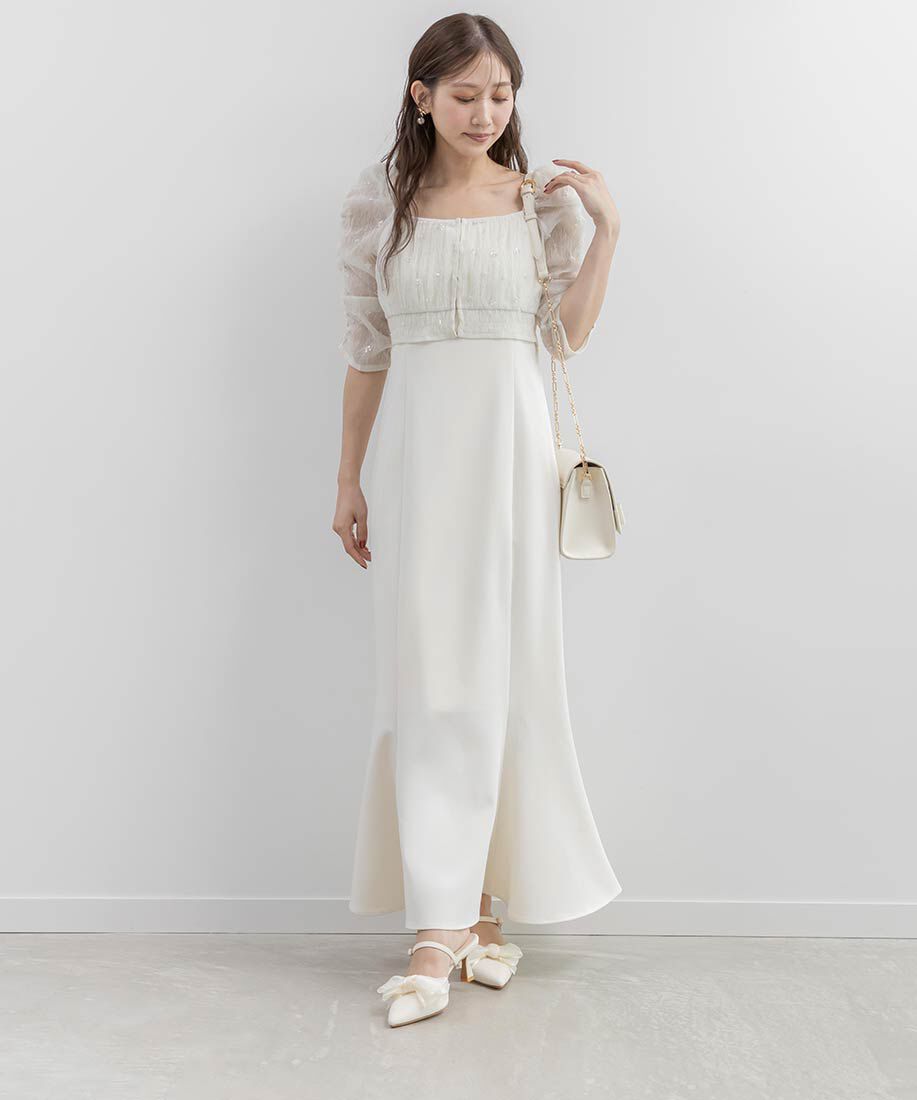  「2WAY シアーリボンミュールパンプス」|パンプス|