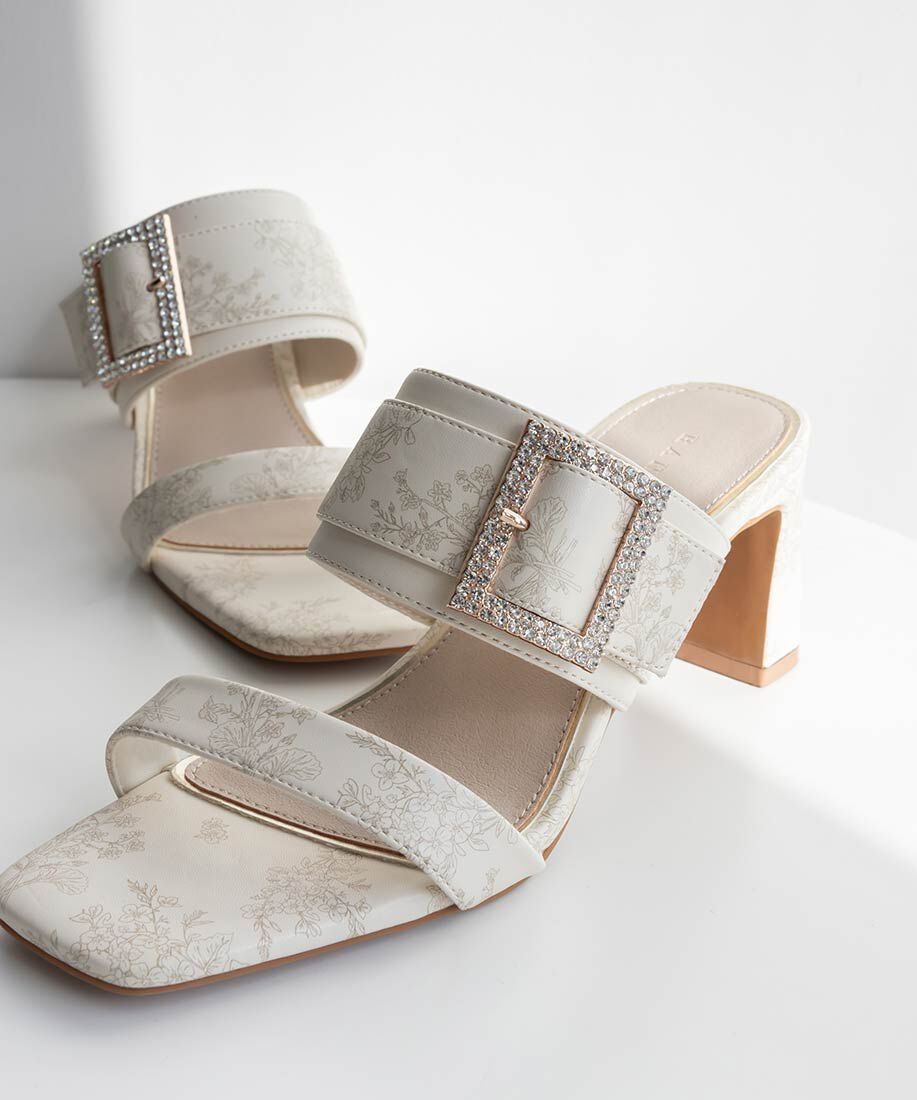  「トワルドゥジュイビジューパーツサンダル」|パンプス|