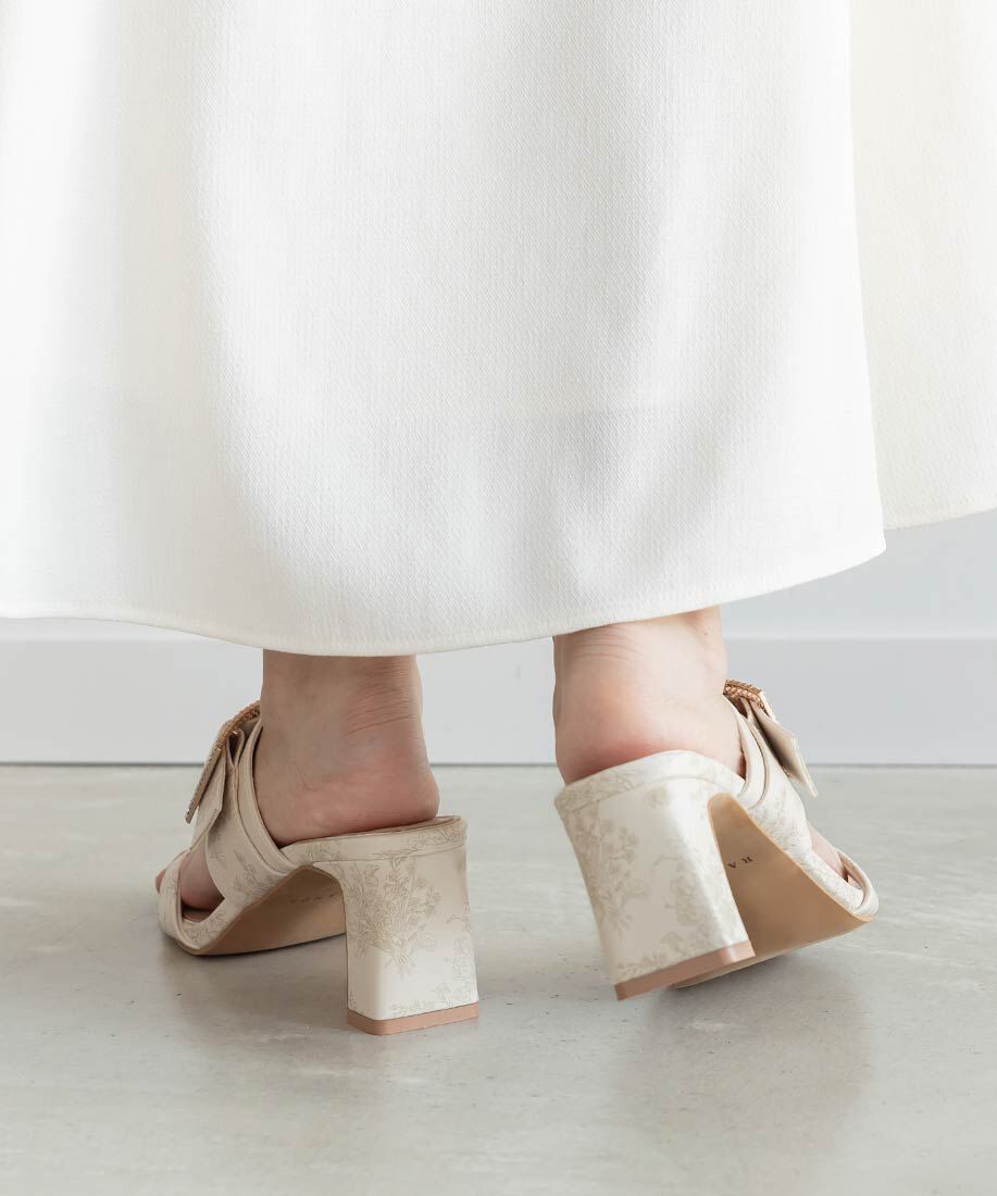  「トワルドゥジュイビジューパーツサンダル」|パンプス|