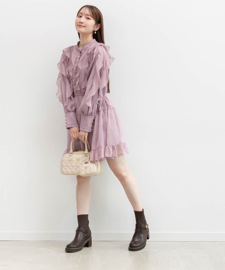  「レザーライクニットドッキングブーツ」|ショートブーツ|