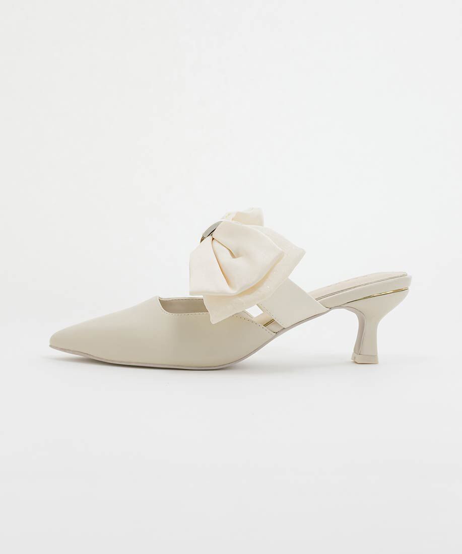  「ビッグリボンミュールパンプス」|パンプス|