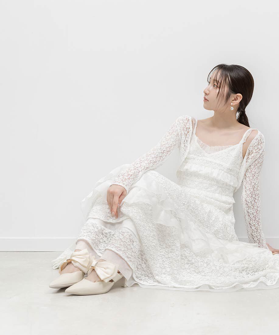  「ビッグリボンミュールパンプス」|パンプス|