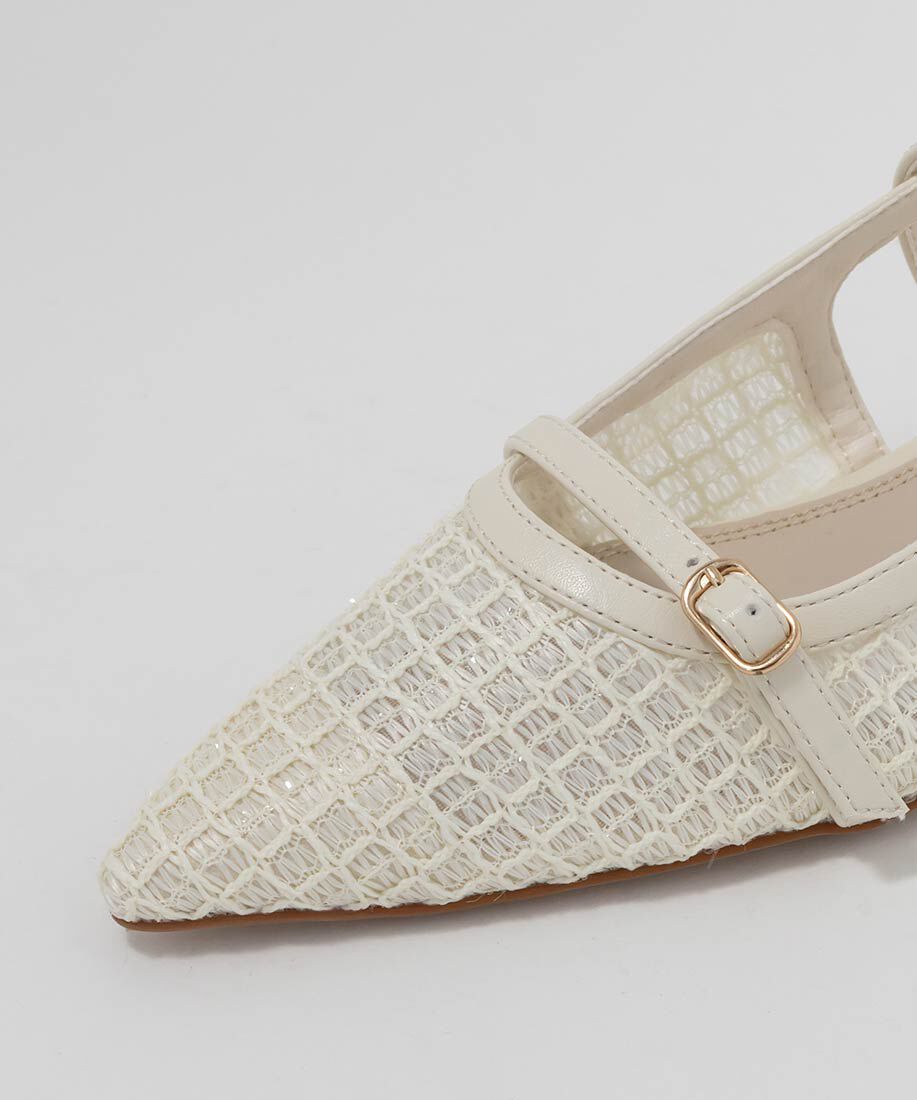  「シアーチェックバックストラップパンプス」|パンプス|